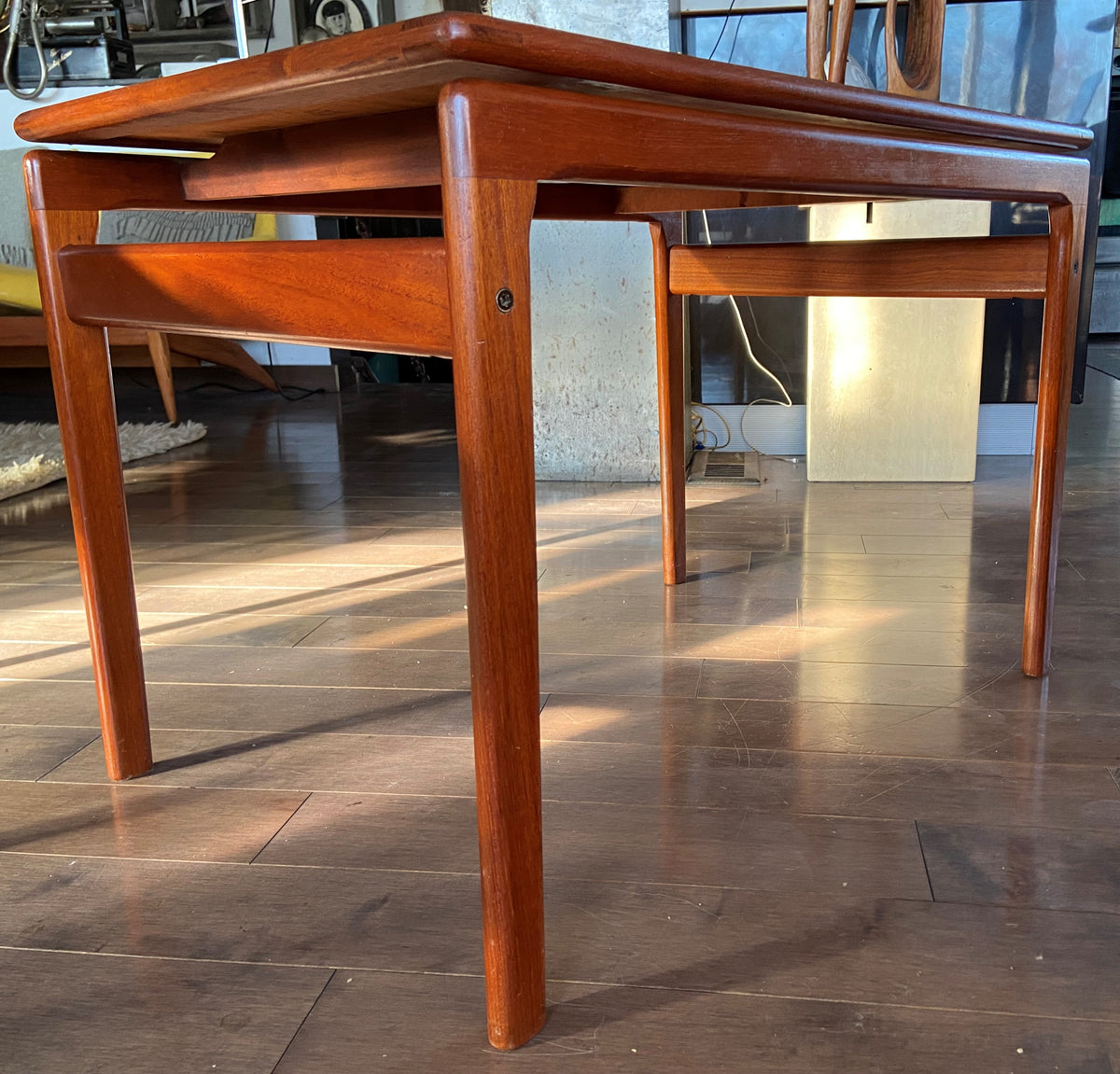 REFINISHED Danish Mid Century Modern Teak Accent Table by Trioh (2 available)