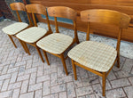 4 Danish Mid Century Modern Teak Chairs by Farstrup, will be REUPHOLSTERED 4
