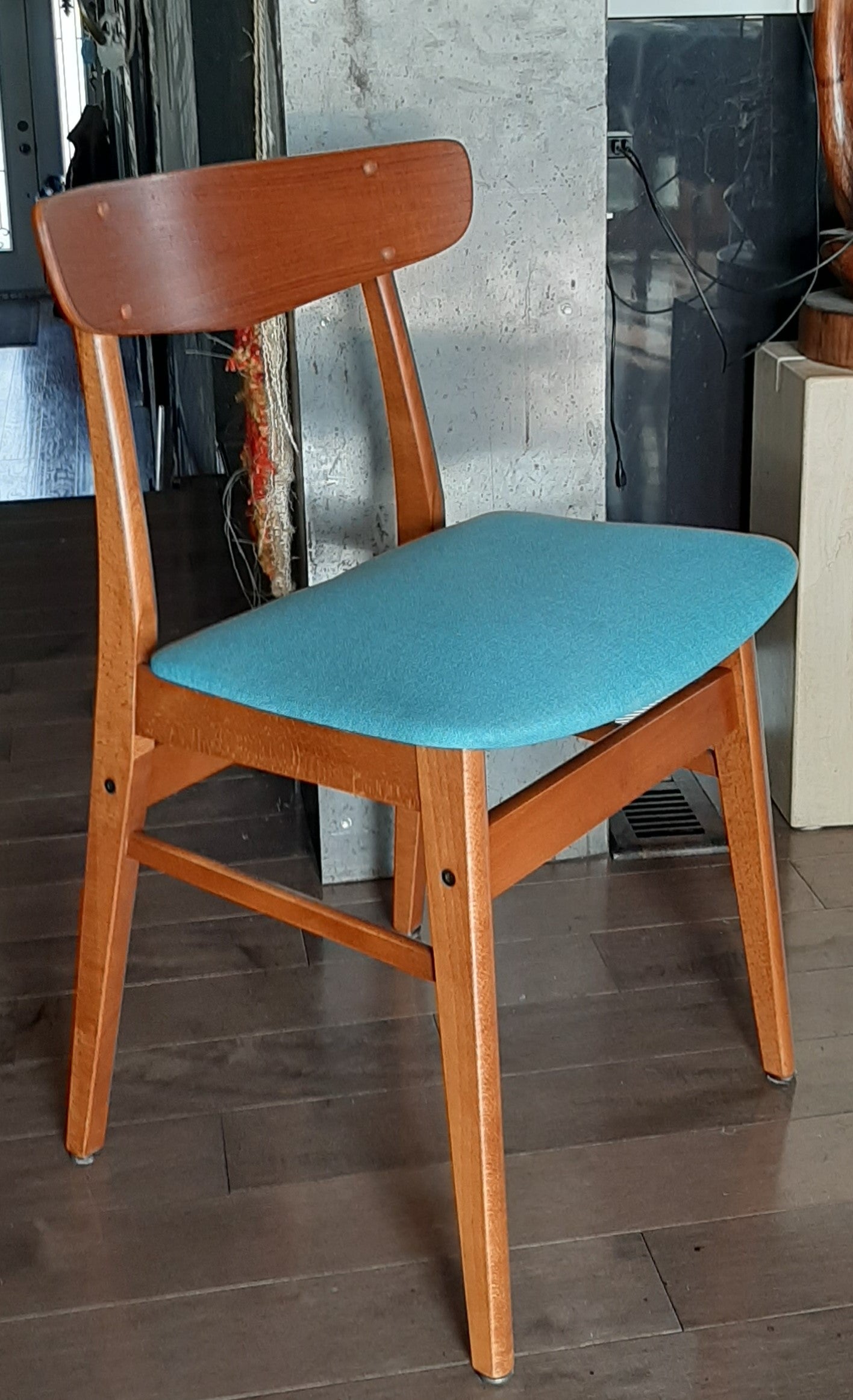 Single Danish MCM Teak Chair by Farstrup, Perfect