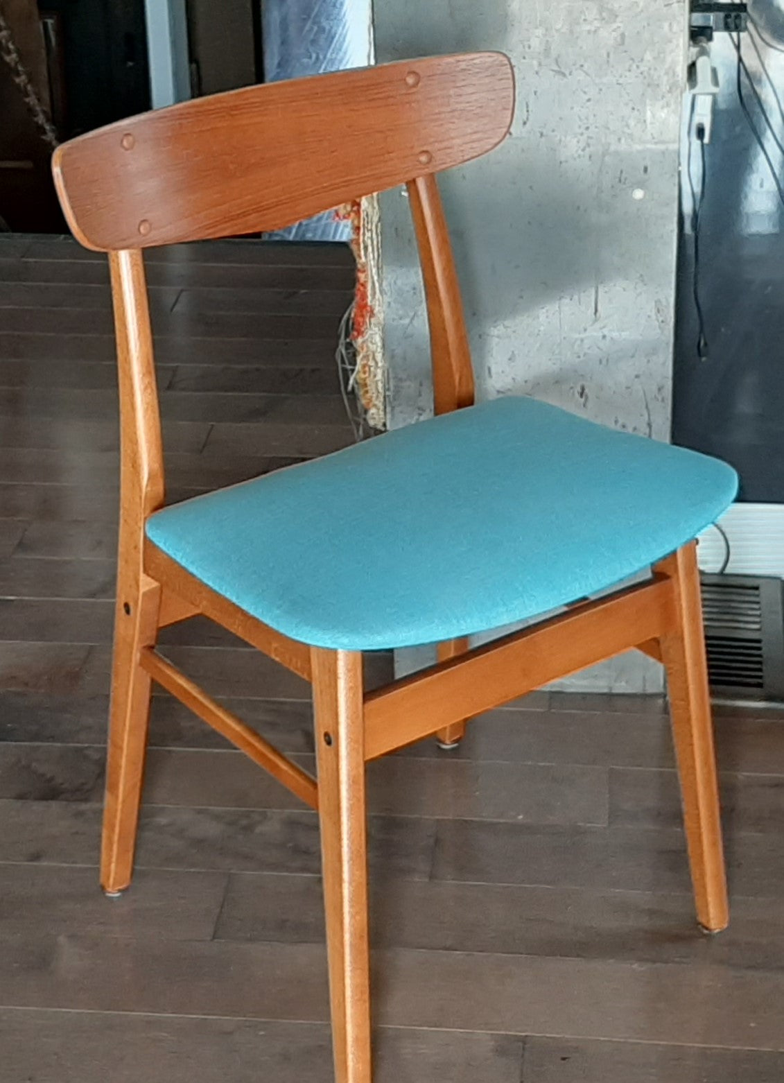 Single Danish MCM Teak Chair by Farstrup, Perfect