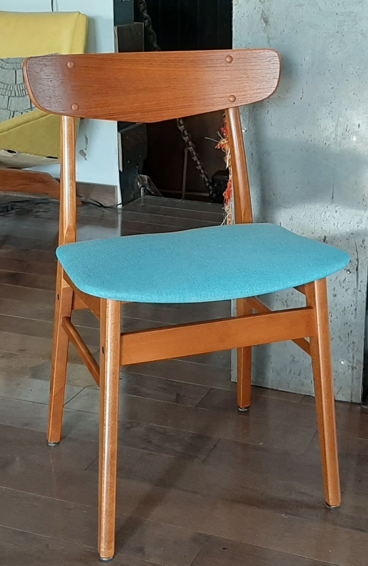 Single Danish MCM Teak Chair by Farstrup, Perfect