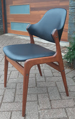 REFINISHED Danish Mid-Century Modern Teak Chair by Ejvind A. Johansson for Gern Mobelfabrik 3
