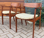 2 REFINISHED Danish Mid Century Modern Teak Arm Chairs by Erik Buch 3