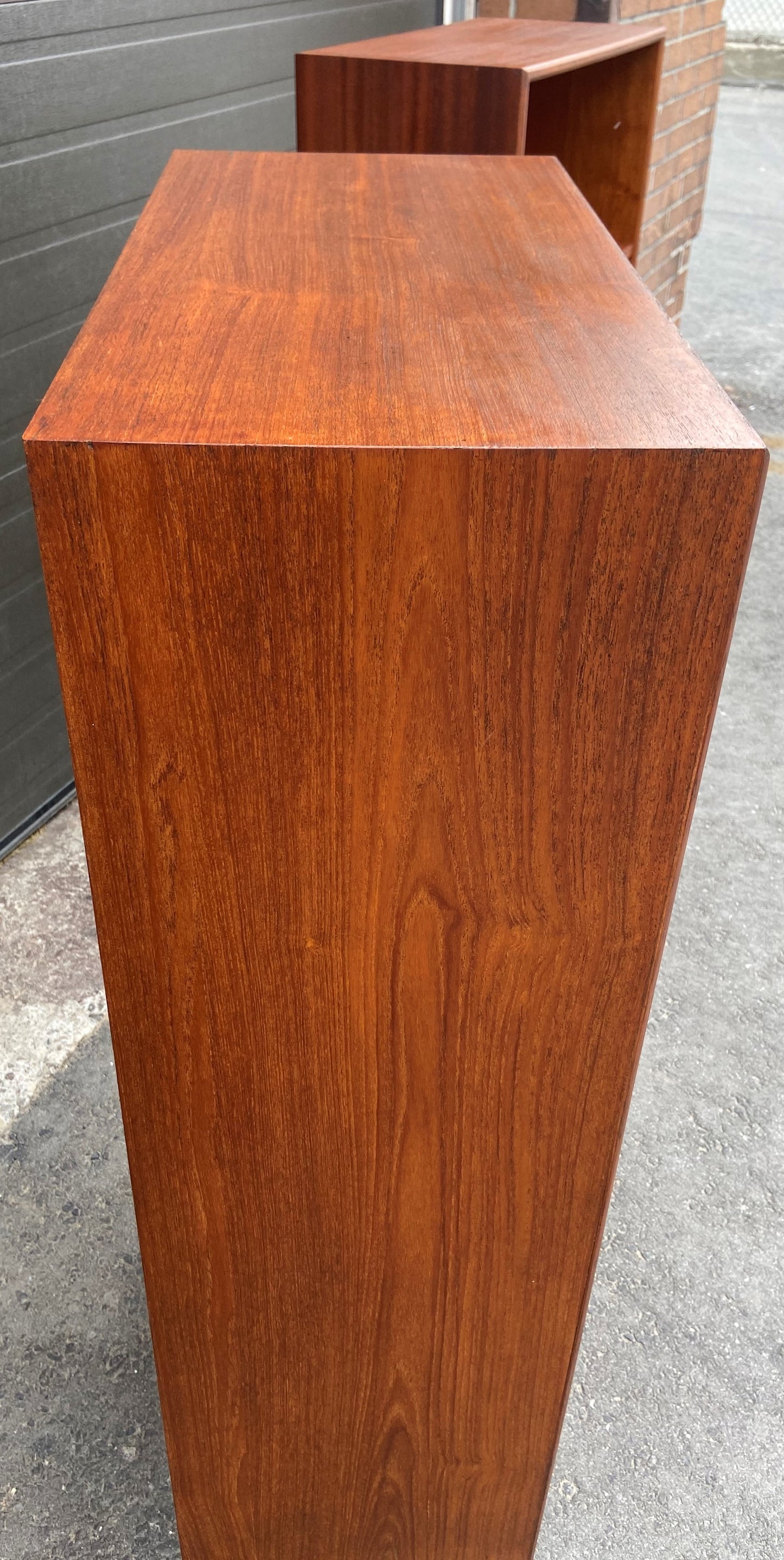 REFINISHED Danish MCM Bar Cabinet, compact