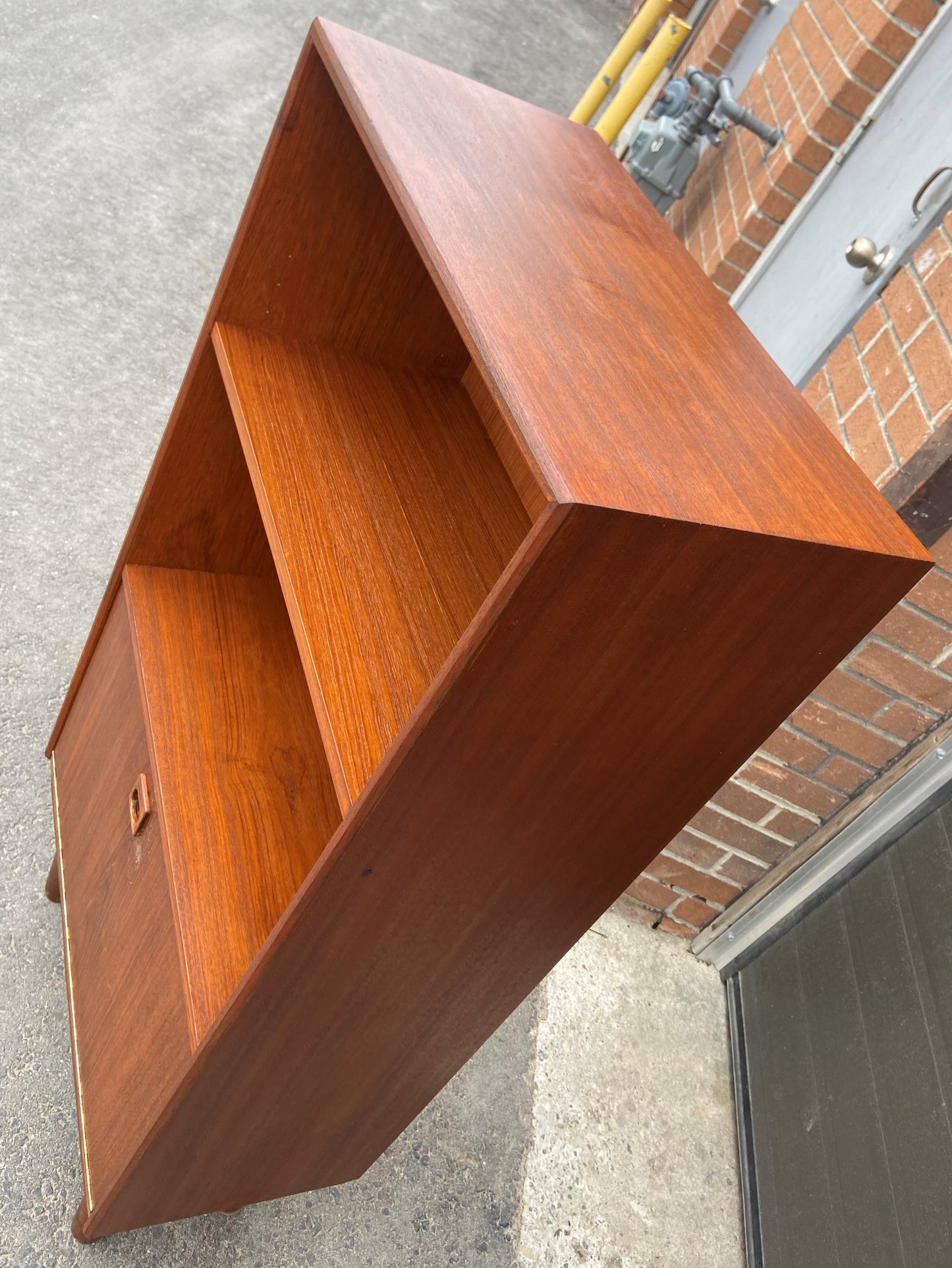 REFINISHED Danish MCM Bar Cabinet, compact