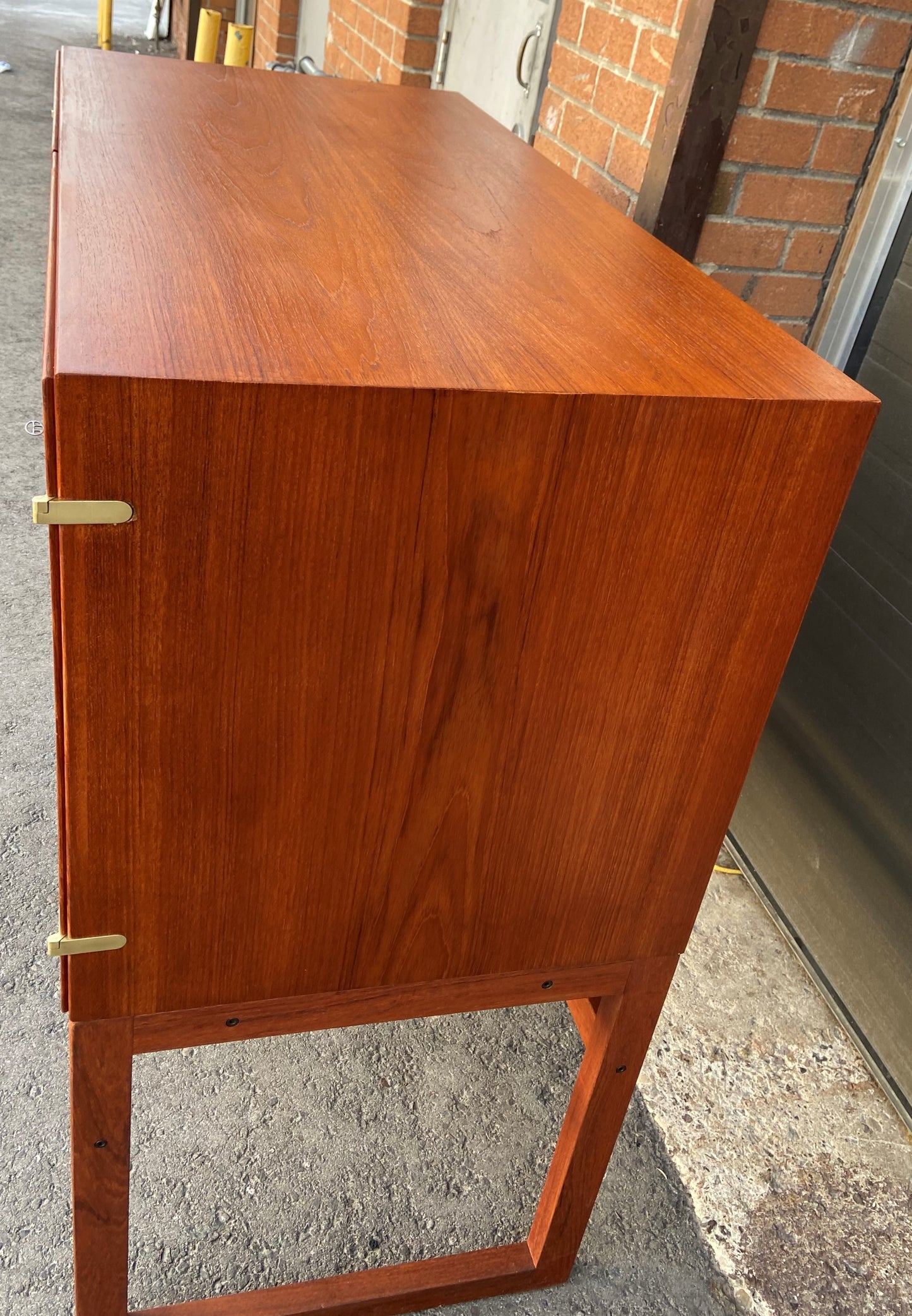 REFINISHED Danish MCM Teak Cabinet by Peter Hvidt and Orla Molgaard-Nielsen, Perfect