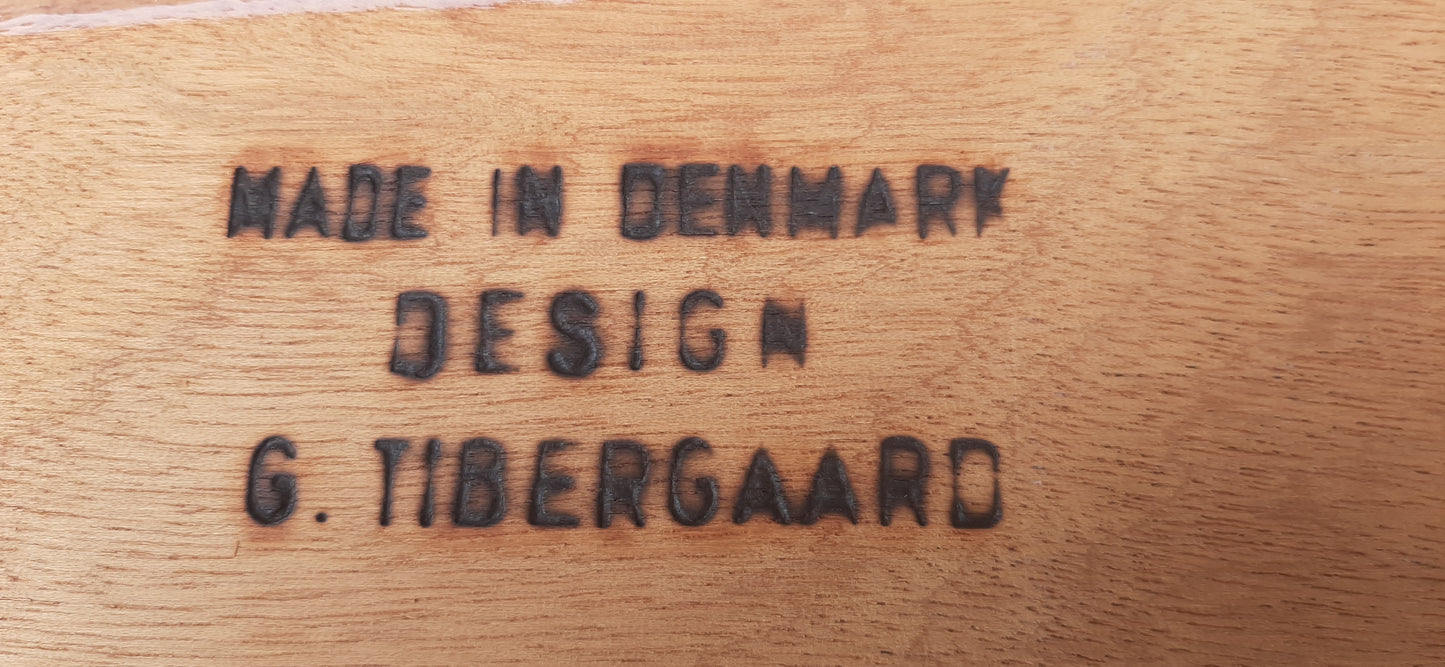 REFINISHED Danish MCM Teak Desk with Bookcase Back by G. Tibergaard