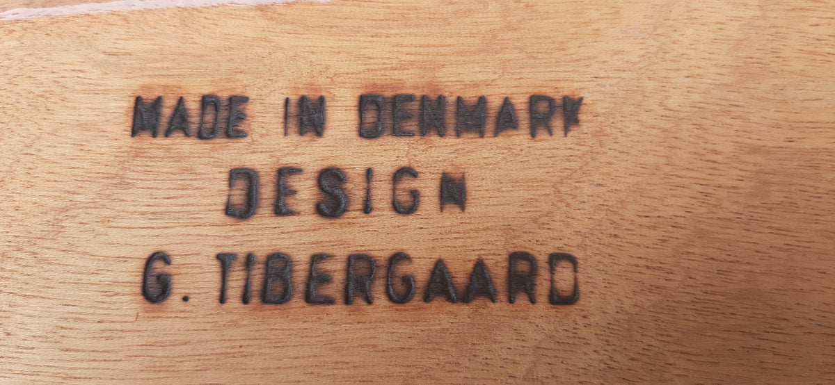 REFINISHED Danish MCM Teak Desk with Bookcase Back by G. Tibergaard