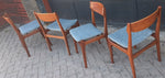 4 Danish MCM Teak Chairs by Erik Buch REFINISHED 10