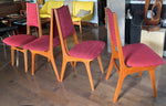 4 RESTORED Danish Mid Century Modern Teak Chairs by Niels Moller 2