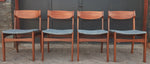 4 Danish MCM Teak Chairs by Erik Buch REFINISHED 3