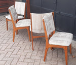 4 Danish MCM Teak Chairs by Johannes Andersen RESTORED 5