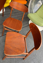 4 REFINISHED Danish Mid Century Modern Teak Chairs by Borge Mogensen 6