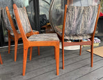 6 REFINISHED Danish MCM Teak Dining Chairs 6