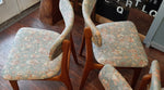 4 RESTORED Danish Mid Century Modern Teak Chairs by Schønning & Elgaard 7