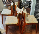 4 RESTORED Danish Mid Century Modern Teak Chairs by Schønning & Elgaard 8