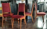 4 RESTORED Danish Mid Century Modern Teak Chairs by Niels Moller 9