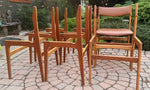 6 REFINISHED Mid Century Modern Teak Chairs by Erik Buch 2