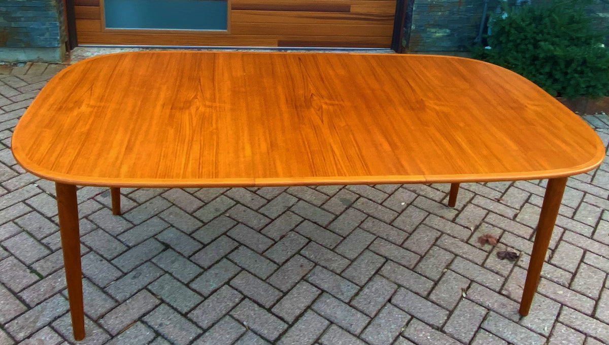 RESTORED Mid Century Modern Teak Table Selfstoring by Skovmand & Andersen, 58-78