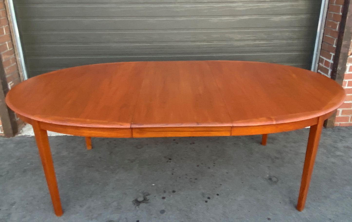 REFINISHED Danish MCM Teak Dining Table w 2 Leaves by A.H.Olsen, PERFECT, 64" - 103"