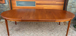 REFINISHED Danish Mid Century Modern Teak Table w 2 Leaves by A.H.Olsen, 64