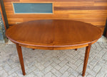 REFINISHED Danish Mid Century Modern Teak Table w 2 Leaves by A.H.Olsen, 64