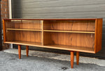 REFINISHED Danish Mid Century Modern Teak Media TV Console, Display or Bookcase 69