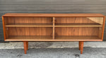 REFINISHED Danish Mid Century Modern Teak Media TV Console, Display or Bookcase 69