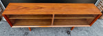 REFINISHED Danish Mid Century Modern Teak Media TV Console, Display or Bookcase 69