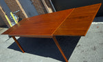 REFINISHED Danish MCM Teak Draw Leaf Table by H. Kjaernulf  68