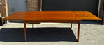 REFINISHED Danish MCM Teak Draw Leaf Table by H. Kjaernulf  68