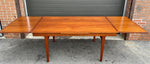 REFINISHED large Danish Mid Century Modern teak table by J. Andersen 65-108