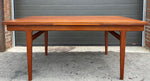REFINISHED large Danish Mid Century Modern teak table by J. Andersen 65-108