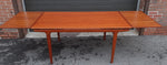REFINISHED Danish MCM Teak Dining Table w 2 Leaves by Niels O. Moller, PERFECT, 63