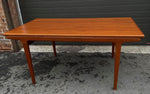 REFINISHED Danish MCM Teak Dining Table w 2 Leaves by Niels O. Moller, PERFECT, 63