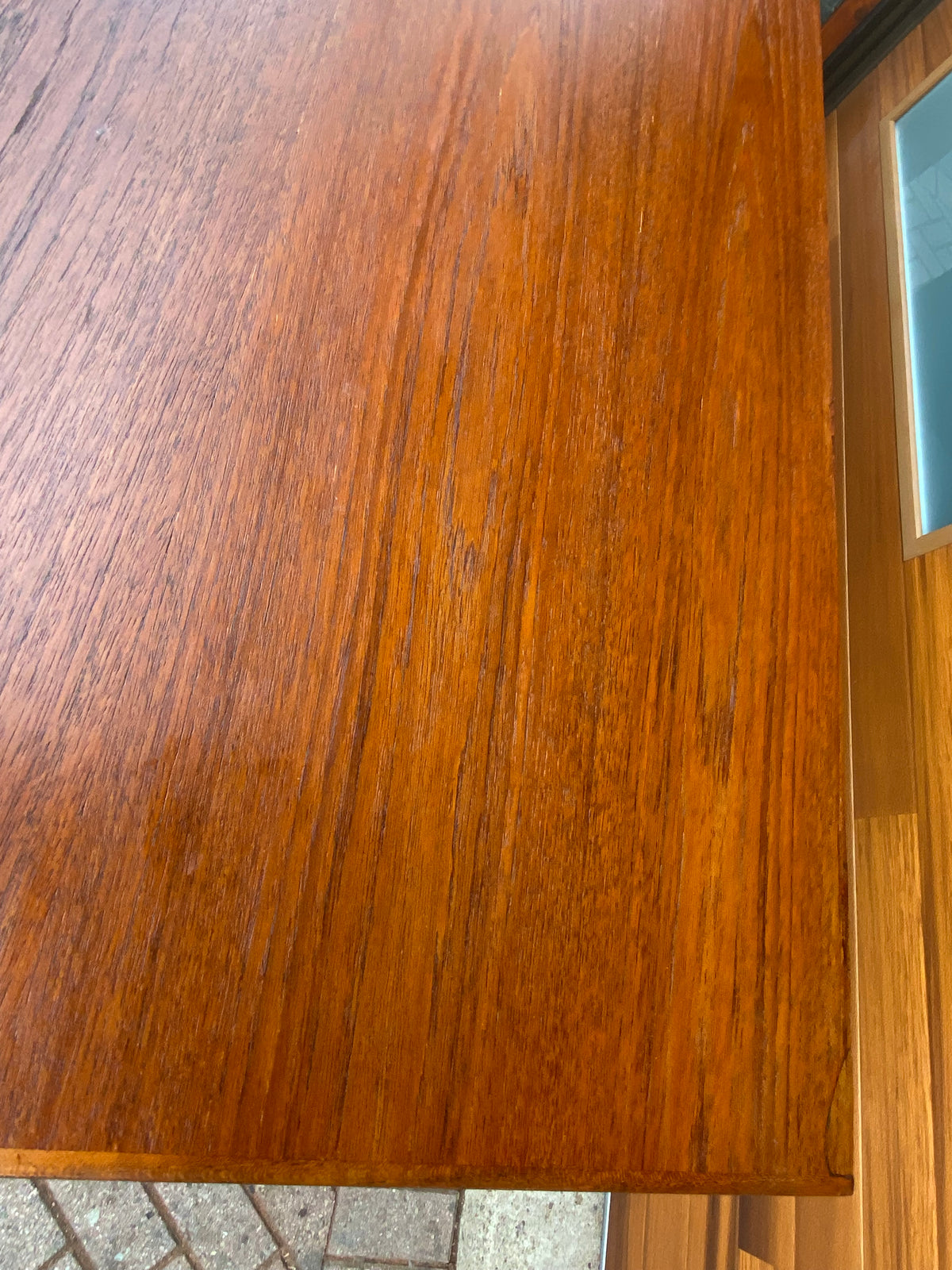 REFINISHED Danish Mid Century Modern Teak Highboard 84