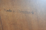 REFINISHED Danish MCM Teak Dining Table Round w 2 Leaves 47