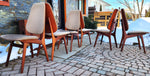 6 REFINISHED Danish MCM Teak Shield Back Chairs by Arne Hovmand-Olsen 2