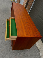 REFINISHED Danish Mid Century Modern Teak Credenza by Kofod Larsen, 60.25