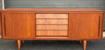 REFINISHED MCM Teak Sideboard Buffet 6 ft , PERFECT 3
