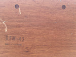 REFINISHED Danish MCM Teak Sideboard Credenza 78.5
