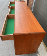 REFINISHED Danish MCM Teak Sideboard Credenza 78.5