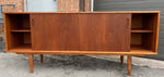 REFINISHED Danish Mid Century Modern Teak Sideboard Narrow, 71