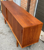 REFINISHED Danish Mid Century Modern Teak Sideboard Narrow, 71