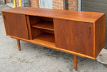 REFINISHED Danish Mid Century Modern Teak Sideboard Narrow, 71