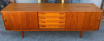 REFINISHED Danish Mid Century Modern Teak Sideboard by Clausen & Son, 82