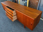 REFINISHED Danish Mid Century Modern Teak Sideboard by Clausen & Son, 82
