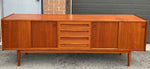 REFINISHED Danish MCM Teak Sideboard by Johannes Andersen 94