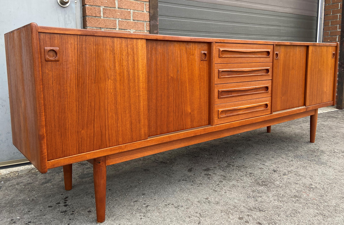 REFINISHED Danish MCM Teak Sideboard by Johannes Andersen 94