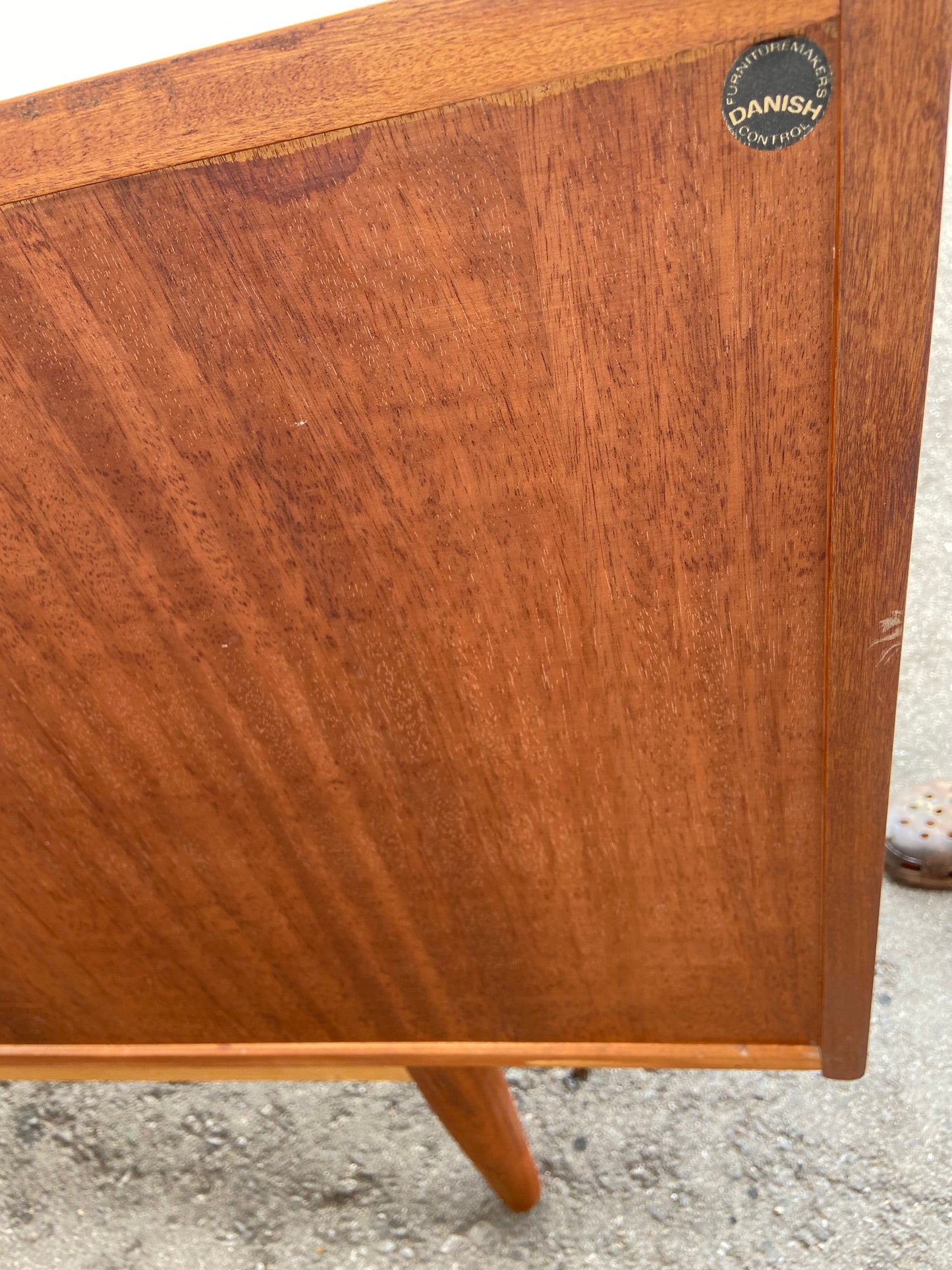 REFINISHED Danish MCM Teak Sideboard by Johannes Andersen 94"